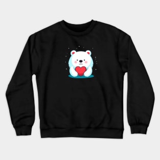 Bear with a heart Crewneck Sweatshirt